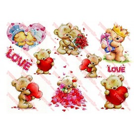 Вафельна картинка Love 026